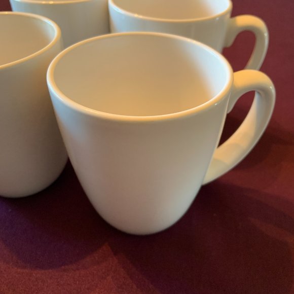Corelle white coffee mugs 4 PC - Picture 4 of 5
